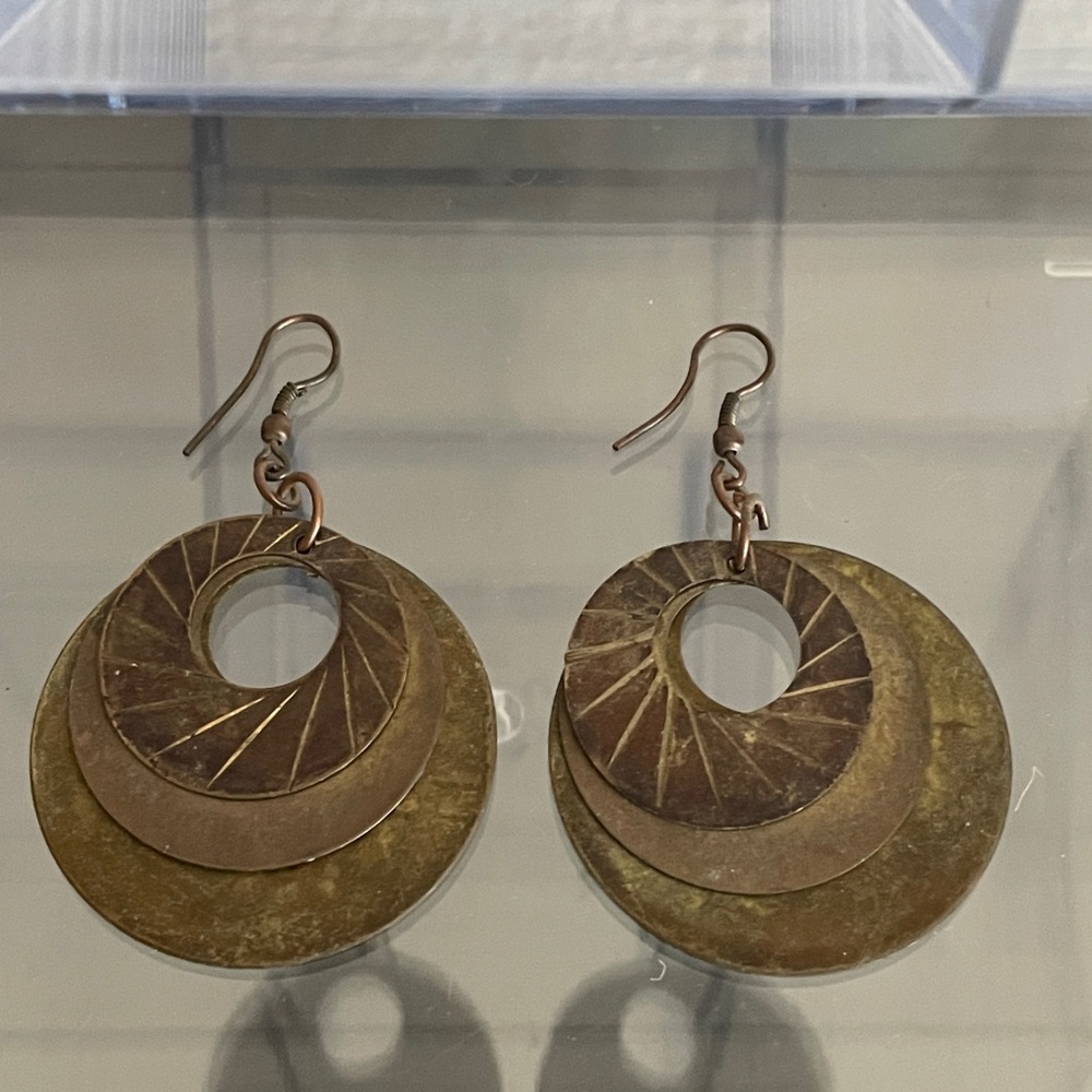 Vintage brass Earrings